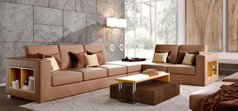 Moka Sunset living room by Caroti Concept