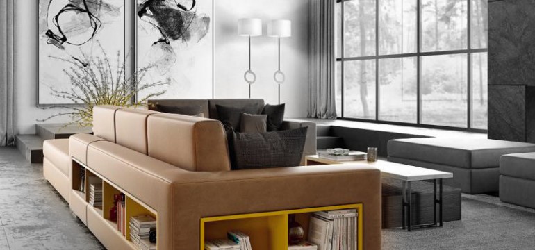 Theca: modular, storage, versatile sofa by Concept Caroti