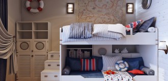 Boy's bedroom with loft