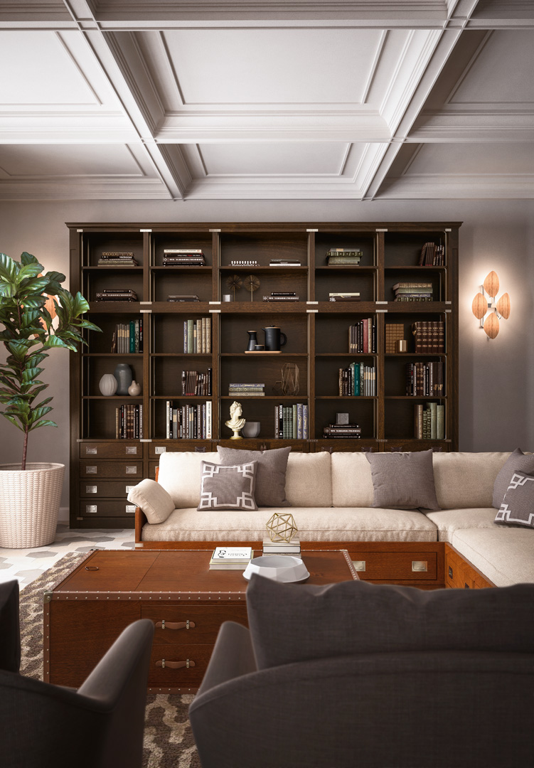 Bicolor and rich colors throughout the home caroti design mag Houzz soggiorno