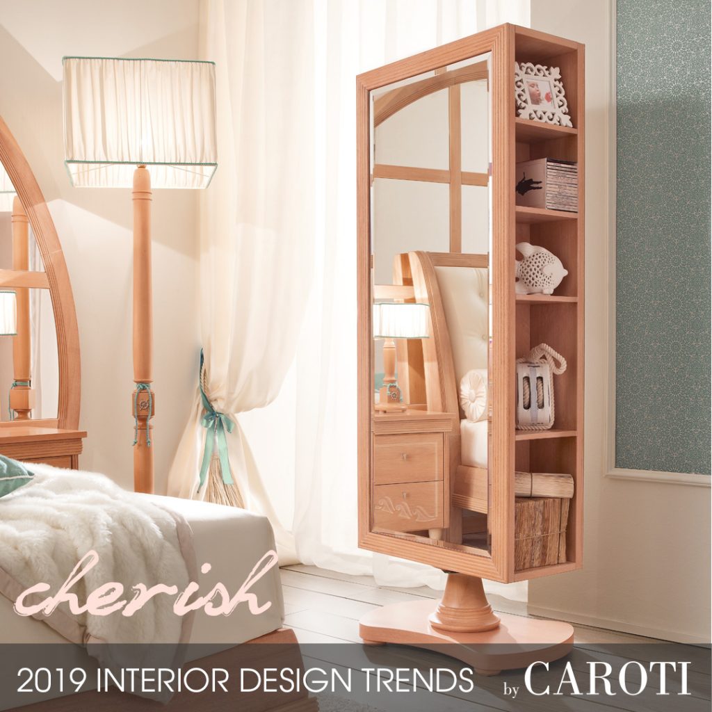 home style inspiration 2019 cherish girl bedroom mirror Vecchia Marina Mogano Fusion