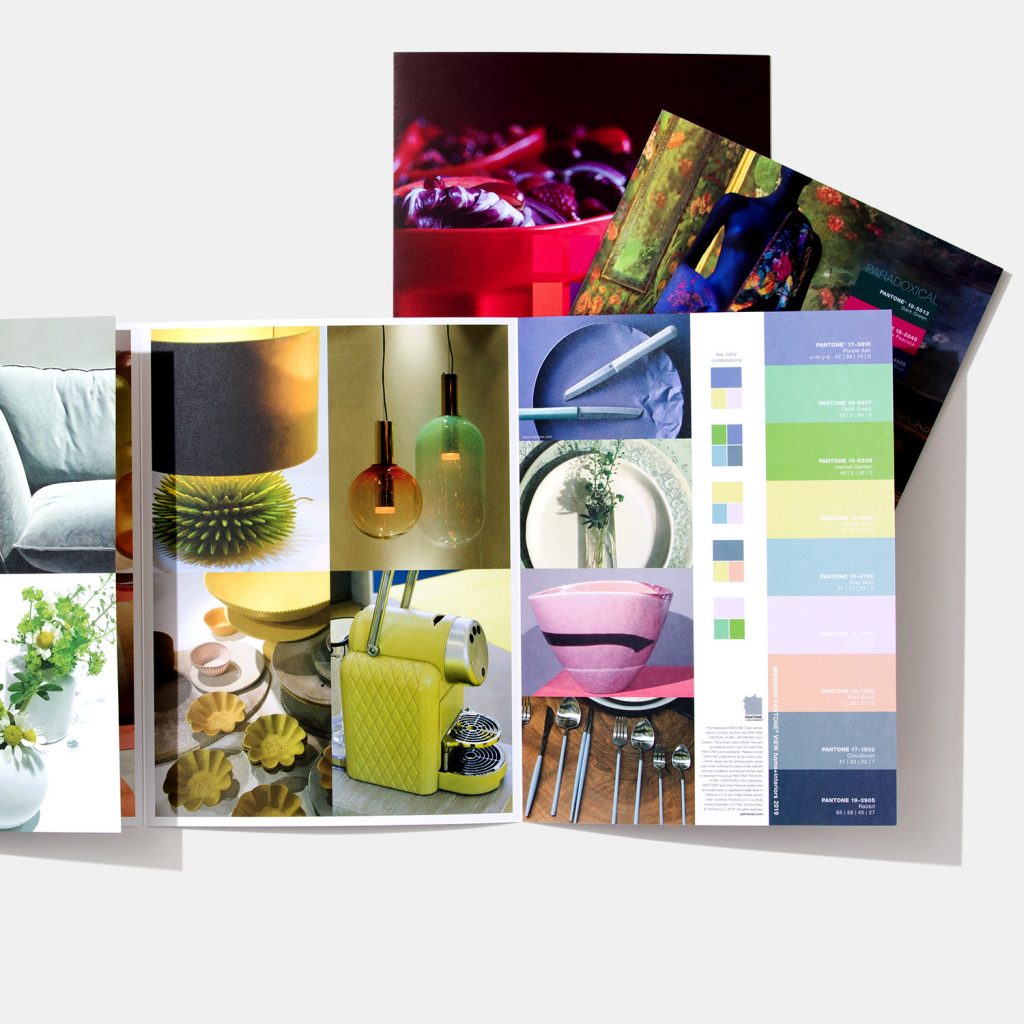 decorate with cool colors Musings palette Pantone