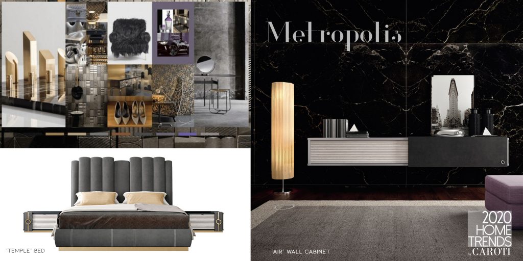 interior design trends 2020 Caroti Metropolis pantone