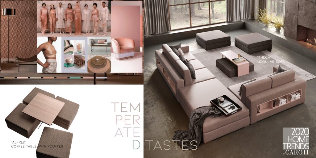 interior design trends 2020 Caroti Temperated Tastes pantone